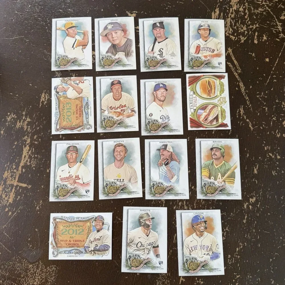 2022 Allen Ginter Baseball Cards Lot 200 + NM Witt Jr RC Ohtani Soto Acuna Jr